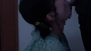 Female college student nutsblowjob massage & sperm spilled from mouth