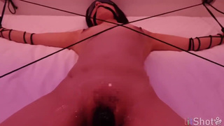 [Restraint!!・Continuous Electric Massager Blame!!!] With all limbs restrained, never-ending electric