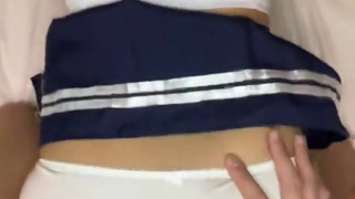 【個人撮影】彼女とハメ撮り／パンツずらし／中出し