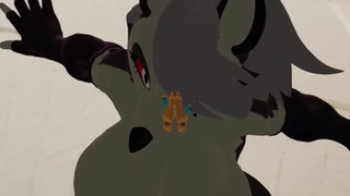 Helluva Boss Giantess - Loona's Big Boobs