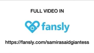 Giantess Samira Anal vore micro tiny (Trailer)