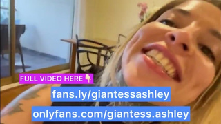 Your giantess Ashley talks to you about how she wants to crush and eat you (mouth fetish)