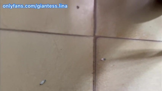 Giantess Lina slow buttcrush and ass perspectives