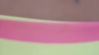 The giantess Chloe finds tiny ones in her house after training