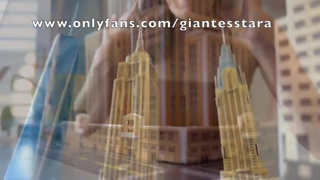 Giga Giantess takes home and crushes your city