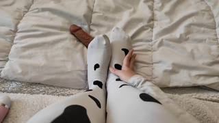 Compilation cumshot feet pantyhose - footjob pov schoolgirl cosplay