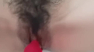 吸うやつ オナニー 接写 剛毛 バイブ バイブ音 吸引