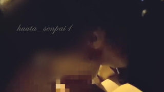 "[In -car blowjob] Beautiful woman's vacuum blowjob that is happy to pull out with transcendental te