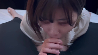 後輩の大学生が激しい手コキフェラで精子をいっぱい絞り出して興奮しちゃう♡ cum in mouth cumshot