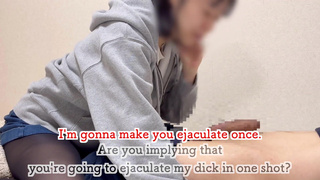 Black tights footjob + blowjob made his dick ejaculate ✨✨