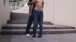 完全全裸で足あげアクメ！ドキドキしながら絶頂！ 続きはmyfansへ！応援おねがいします！ 野外露出/パイパン/日本人/ひな/素人/amateur/japanese/hentai/outside