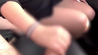 まだぁ？潮吹きは自分でやって！だるそうに罵倒する金髪ロング白ギャルの超ミニスカの美脚を見ながら射精‼︎#116【HJJ】