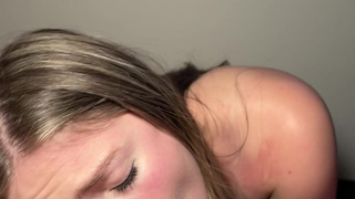 "Can I make myself cum with your cock down my throat"