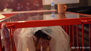 ご主人様との結婚式のあとに調教していただきました。ウェディングドレスを脱ぐとき、ほんの少し、せつなくなりました。。。