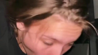 Snomarie69 got fucked outside on the hood of my car