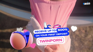 Fucking my stepsister's pussy in nature because I got a hard-on at the sight of her naked ass