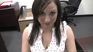 Get On Your Knees. Start By Sucking My Cock. Cute Porn Virgin Piper Debuts!