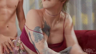 Trans Angels - Tony Sting Mistakes Lena Moon’s Dildo's Remote Control And Frantically Presses On It