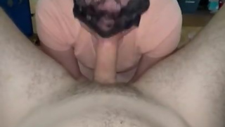 Step cousin sucking my cock while our parents are shopping. Deepthroat bwc facefuck pawg step oral