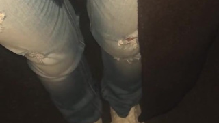 POV Desperate Wetting In Jeans On My Way Home