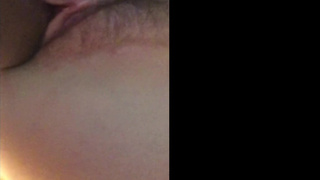 Babe with hairy pussy get a big cock inside her tight wet pussy