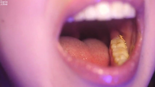 Tiny toothbrush helper gets swallowed and digested - VORE - Maria Alive