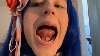 (Giantess Vore) Crossdressing Furudo Erika licks and kisses you IRL! POV