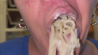 Bbw giantess Mia wants you to be a part of her meal (disgusting vore)