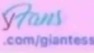 The giantess Chloe wants you to adore her sexy body (POV)