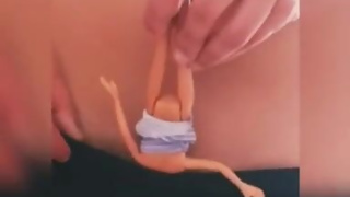 A dinner with the giantess Chloe and her doll. orgasm, berps, vore
