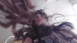 Giantess wakes up from her nap and swallows you whole