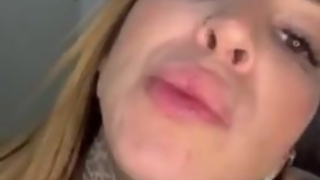 Giantess Ashley mouth fetish and boob fetish preview