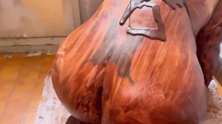 Giantess bbw is dipped in chocolate and gets horny with her tiny. JOI and dirty talk