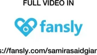 The giantess Samira devours a tiny for her lunch (Trailer Vore)