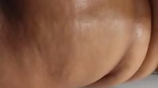 POV: Ebony Giantess Gets All Oiled Up