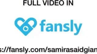 Gentle giantess Samira makes her tiny adore her huge tits(Trailer)