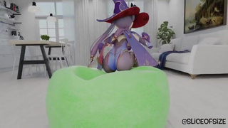 Mona's Short Growth [Giantess Growth]