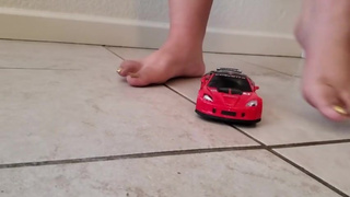 Watch As A Giantess Goddess Stomps Your Fancy New Car To A Pile Of Rubble