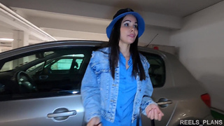 Stepmom gets anal fucked in parking lot to pay stepson's remaining debts