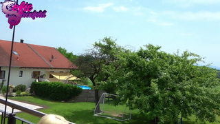 Fucked on the balcony