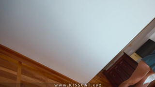 DAY 4 - Step mom share bed in hotel room with Step son ???? Surprise fuck creampie for Step mother ????