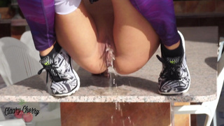ClaarycCherry - Epic Long Piss Compliation