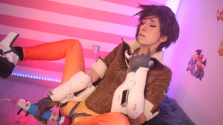 Tracer (Overwatch Hitachi until she cums