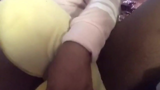 Playing my pussy while my roommate is awake