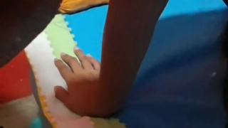 Beutiful girl gives blowjob to her sister's boyfriend