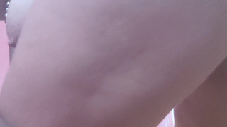 Double penetrated squirt white and black dildos