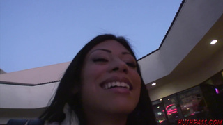 Cassandra Cruz is quick to go for a young cock to suck and fuck