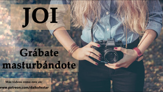 JOI voz española. Prepara tu cámara. Rol ASMR.