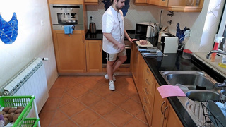 Wife fucks chef in cooking class and cums multiple times