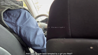 STRANGER CHALLENGE - I get fucked by an UBER driver and swallow everything from his condom